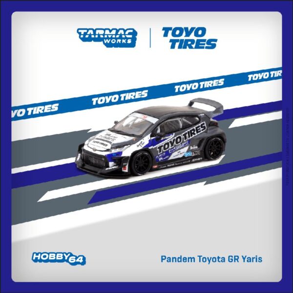 (Preorder) Tarmac Works 1:64 Pandem Toyota GR Yaris TOYO TIRES – Hobby64
