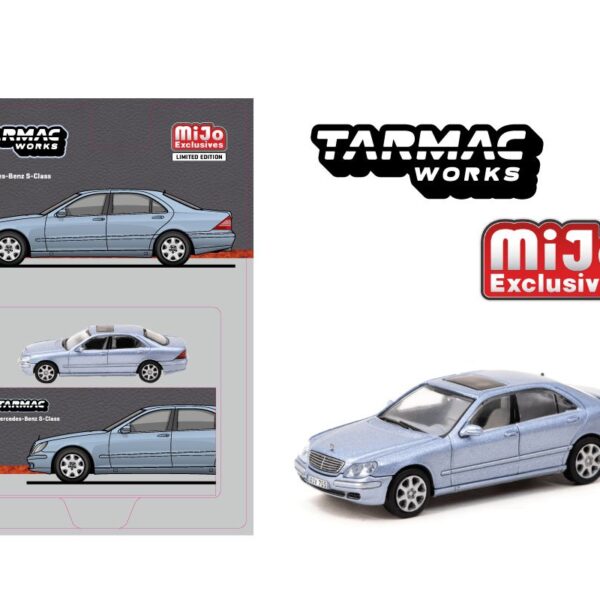 (Preorder) Tarmac Works 1:64 Mercedes-Benz S Class – Horizon Blue – Global64 – Mijo Exclusives