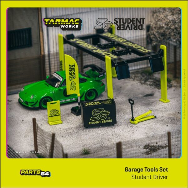 (Preorder) Tarmac Works 1:64 Garage Tools Set Student Driver