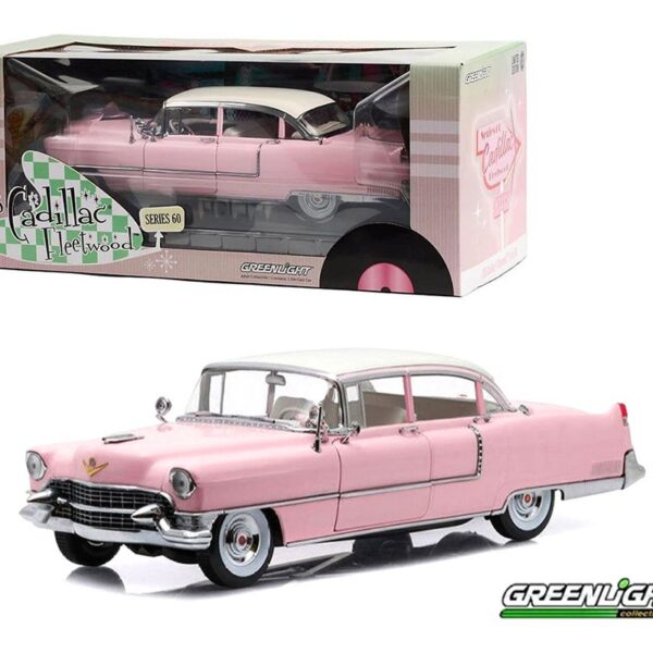 Greenlight 1:18 1955 Cadillac Fleetwood Series 60 Pink