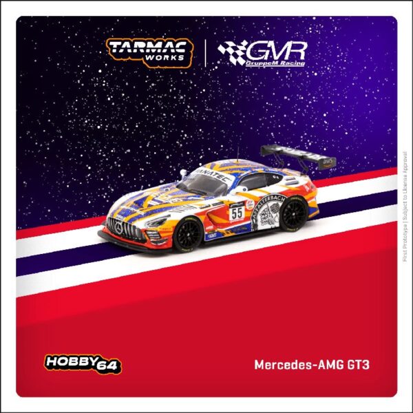Tarmac Works 1:64 Mercedes-AMG GT3 24 Hours of SPA 2022 GruppeM Racing M. Engel / M. Buhk/ M. Grenier