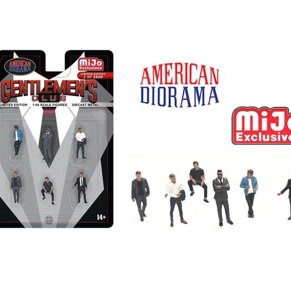 American Diorama 1:64 Mijo Exclusive Figures Gentlemen’s Club Limited 3,600 Set