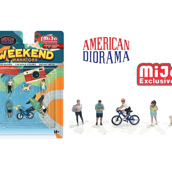 American Diorama 1:64 Mijo Exclusive Figures Weekend Warriors Limited 2,400 Set
