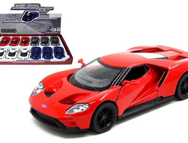 Kinsmart 1:38 2017 Ford GT 5″ (KT5391D) – Display Tray Set of 12