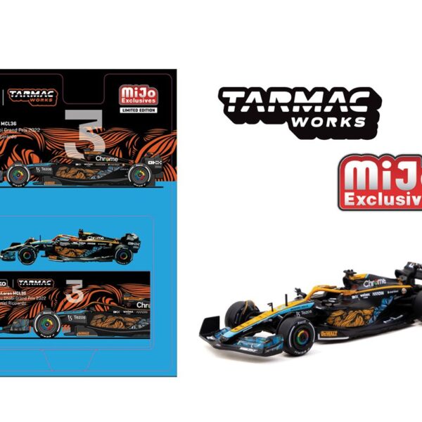 (Preorder) Tarmac Works 1:64 McLaren MCL36 Abu Dhabi Grand Prix 2022 Daniel Ricciardo – Mijo Exclusives
