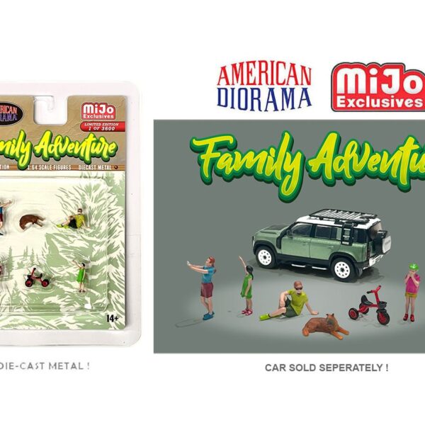 American Diorama 1:64 Family Adventure Set – Limited 3,600 Set – MiJo Exclusives
