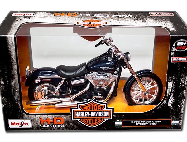 Maisto 1:12  Dyna Street Bob FXDBI – Harley-Davidson Custom – Motorcycles