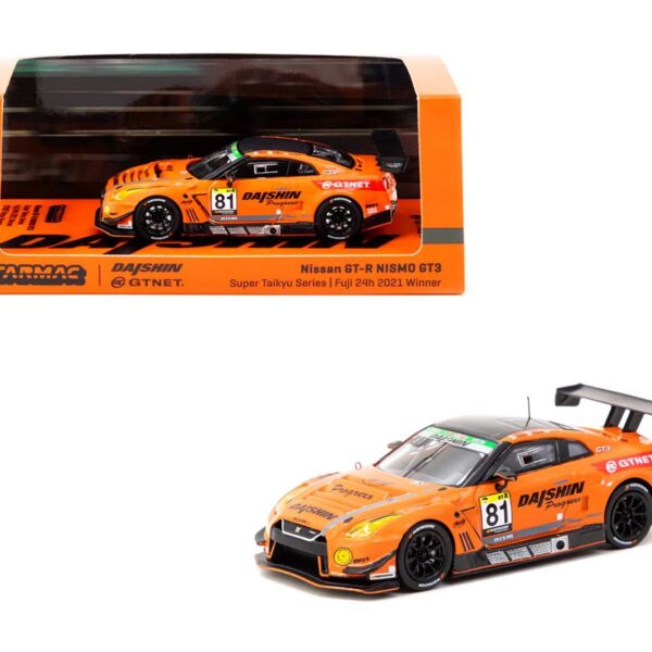 Tarmac Works 1:64 Nissan GT-R NISMO GT3 Super Taikyu Series 2021 Fuji 24 hours 2021 Winner GTNET Motor Sports