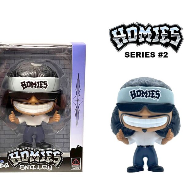 Homies Figures 4.5″ Big Headz Series #2 – #08 Smiley