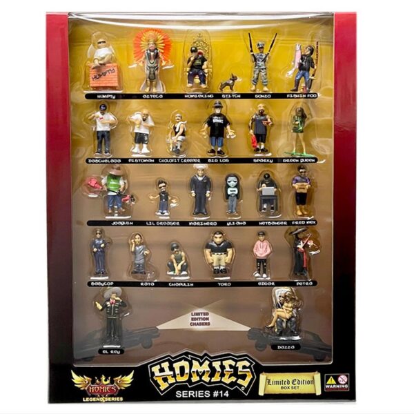 Homies Figures 1.75″ Series 14 Limited Edition Box With 2 CHASE Figure