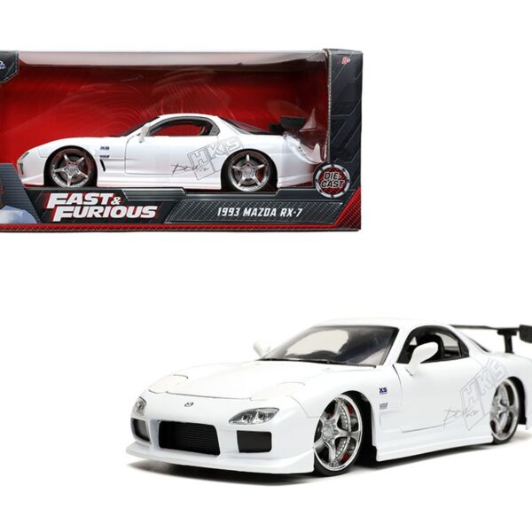 Jada 1:24 1993 Mazda RX-7 FD3S Wide Body HKS – Fast & Furious