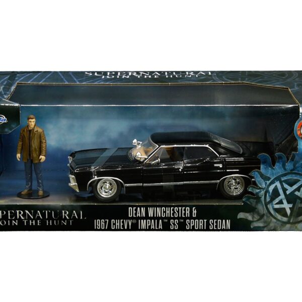 Jada 1:24 1967 Chevrolet Impala SS Sport Sedan and Dean Winchester – Supernatural – Hollywood Rides