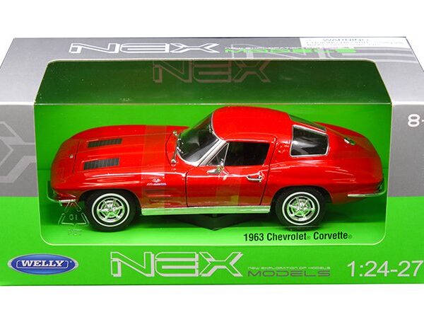 Welly 1:24 1963 Chevrolet Corvette (Red)