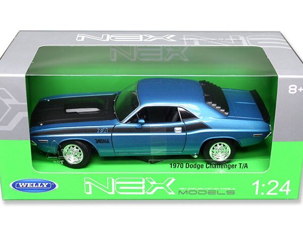 Welly 1:241970 Dodge Challenger T/A Blue