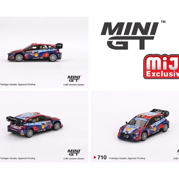 (Preorder) Mini GT 1:64 Hyundai i20 N Rally1 2023 Rally MonteCarlo 3rd Place #11- MiJo Exclusives