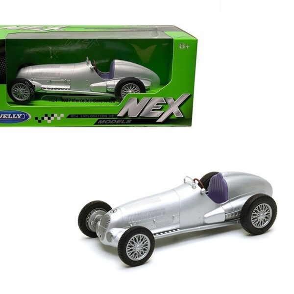 Welly 1:24 1937 Mercedes-Benz W125 – Silver