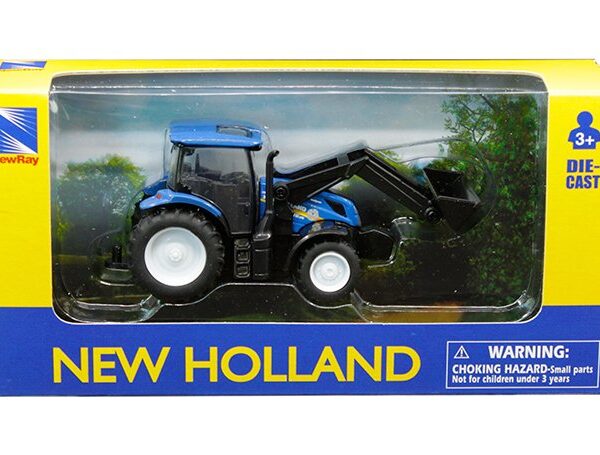 New Ray New Holland Tractor T6.175 with Loader (Blue)