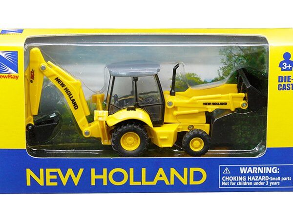 New Ray New Holland – Construction Backhoe and Loader B110C (Yellow)