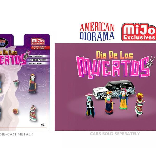 American Diorama 1:64 2023 Dias De Los Muertos Figure Set – MiJo Exclusives Limited Edition