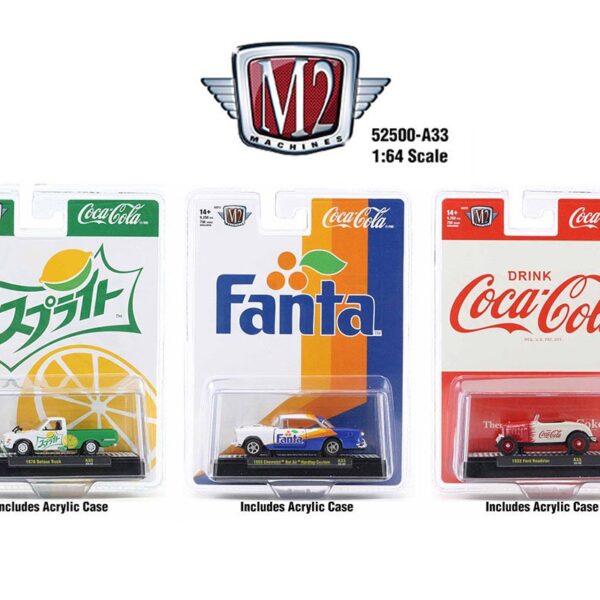 M2 Machines 1:64 Coca-Cola 2023 Release A33 Assortment