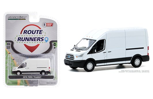 Greenlight 1:64 Route Runner Series 1 – 2015 Ford Transits White