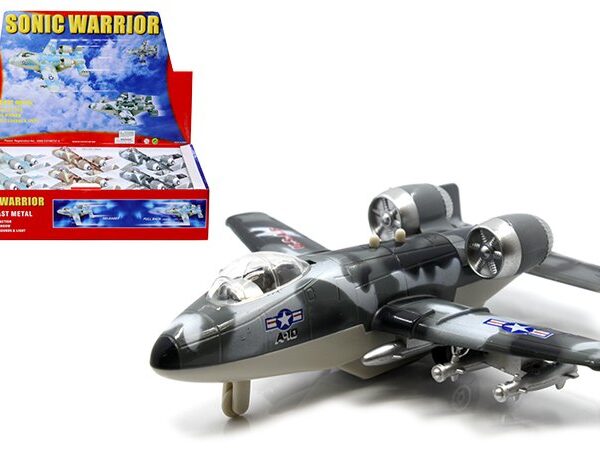Aircraft 6″ Sonic Warrior 6″ W/ IC & Lite â€“ Display Tray Set of 6