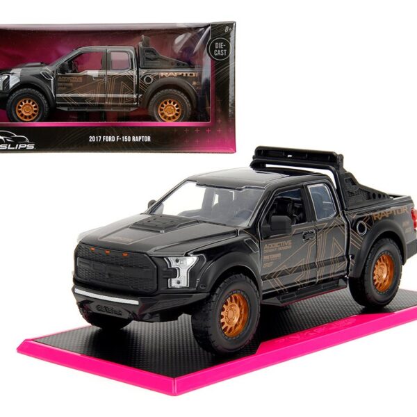 Jada 1:24 2017 Ford F-150 Raptor – Black – Pink Slips