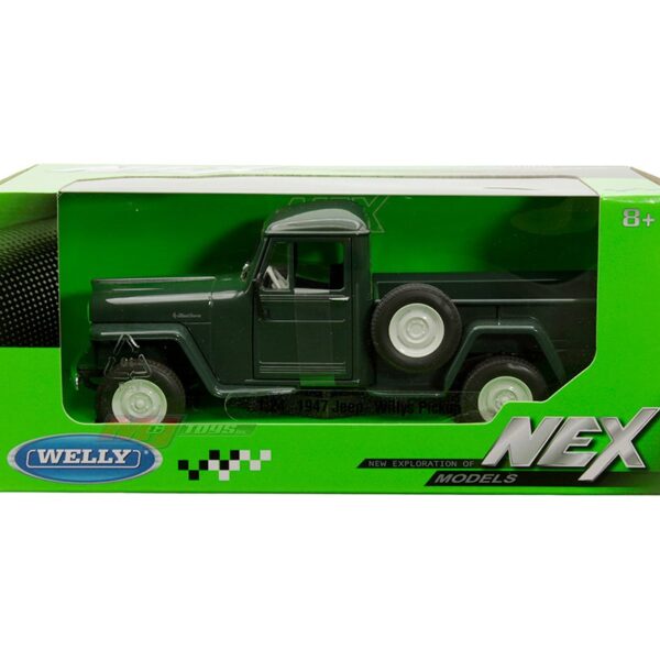 Welly 1:24 1947 Jeep Willys Pickup – Green