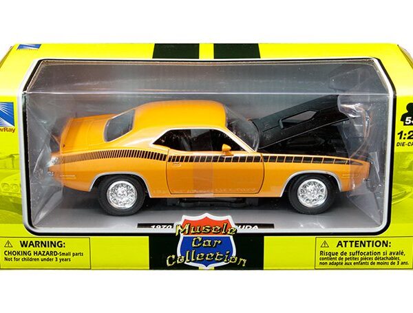 New Ray 1:24 1970 Plymouth Cuda – Muscle Collection