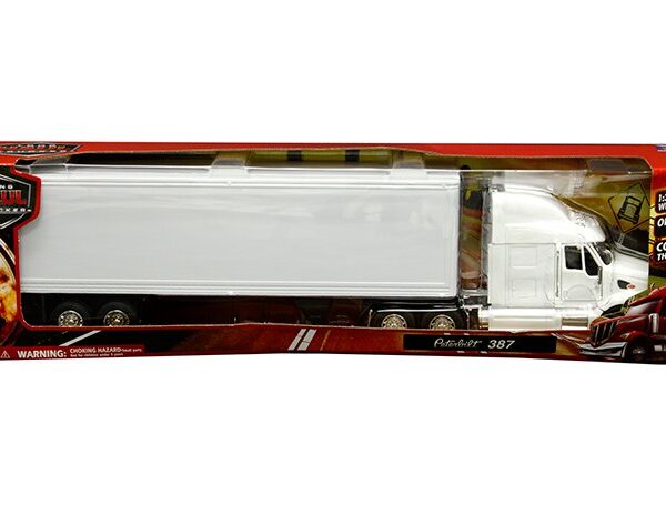 New Ray 1:32 Peterbilt 387 All White â€“ Long Haul Truckers