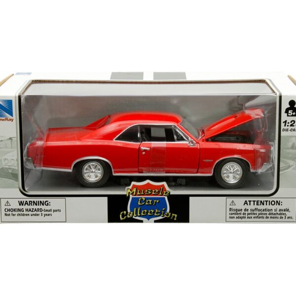 New Ray 1:24 1966 Pontiac GTO (Red) â€“ Muscle Car Collection