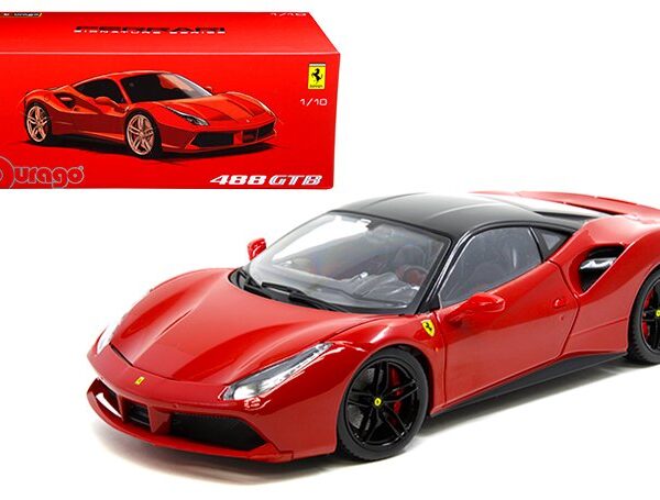 Bburago 1:18 Ferrari 488 GTB (red) – Signature Series