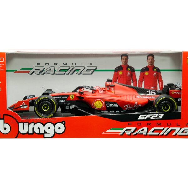 Bburago 1:18 Ferrari SF-23 #16 Charles Leclerc – Formula Racing