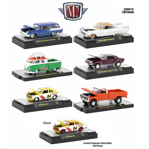 M2 Machines 1:64 Detroit-Muscle Release 72 Assortment