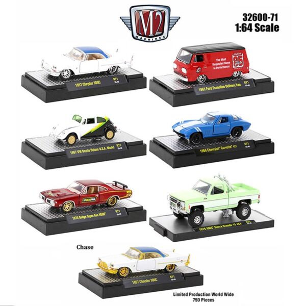 M2 Machines 1:64 Detroit-Muscle Release 71 Assortment