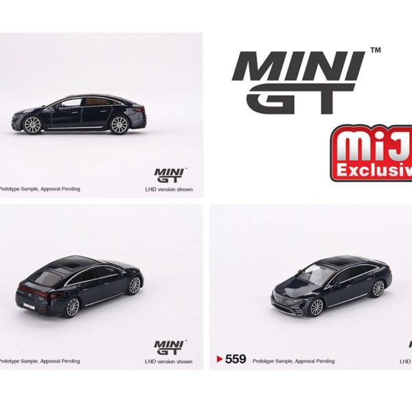Mini GT 1:64 Mercedes-Benz EQS 580 4MATIC Nautical  Blue Metallic – Mijo Exclusives