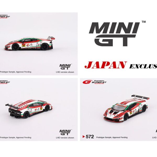 Mini GT 1:64 Japan Exclusive Super GT 2022 Lamborghini HuracÃ¡n GT3 EVO #88 JLOC