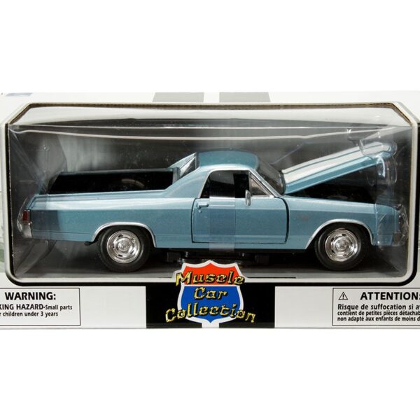 New Ray 1:24 1970 Chevrolet El Camino SS (Blue) – Muscle Car Collection