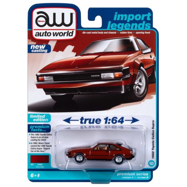 Auto World 1:64 1982 Toyota Celica Supra – Terra Cotta – Premium 2023 Release 4 Version B Limited Edition