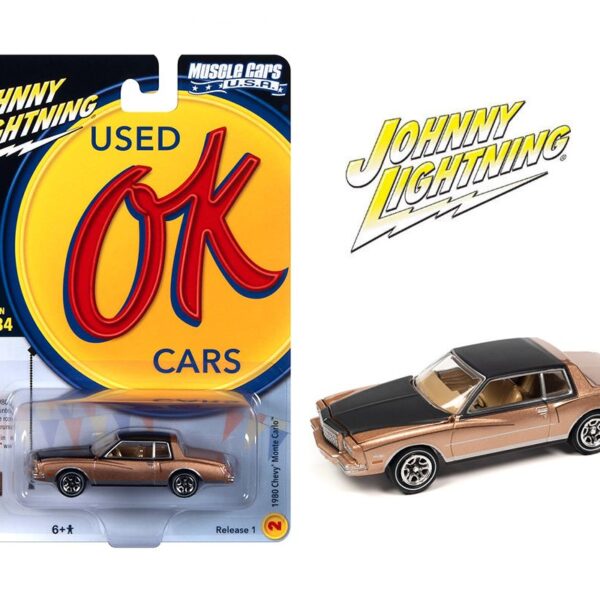 Johnny Lightning 1:64 1980 Chevrolet Monte Carlo – Muscle Cars USA 2023 Release 1 Version B
