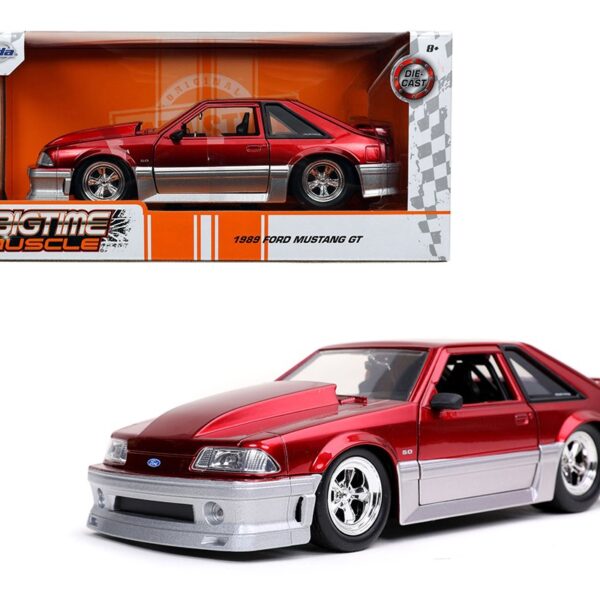 Jada 1:24 1989 Ford Mustang GT (Red)  â€“ Bigtime Muscle