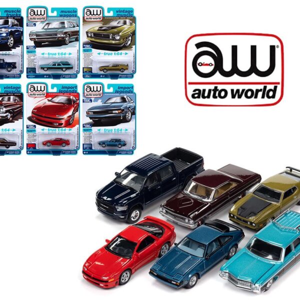 Auto World 1:64 Premium 2023 Release 4 Version A Set