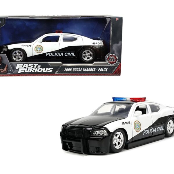 Jada 1:24 2006 Dodge Charger Police – Fast & Furious