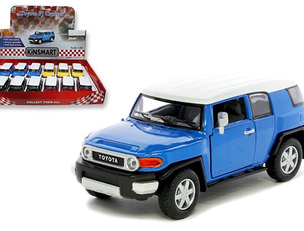 Kinsmart 1:36 Toyota FJ Cruiser 4.6″ – Display Tray Set of 12