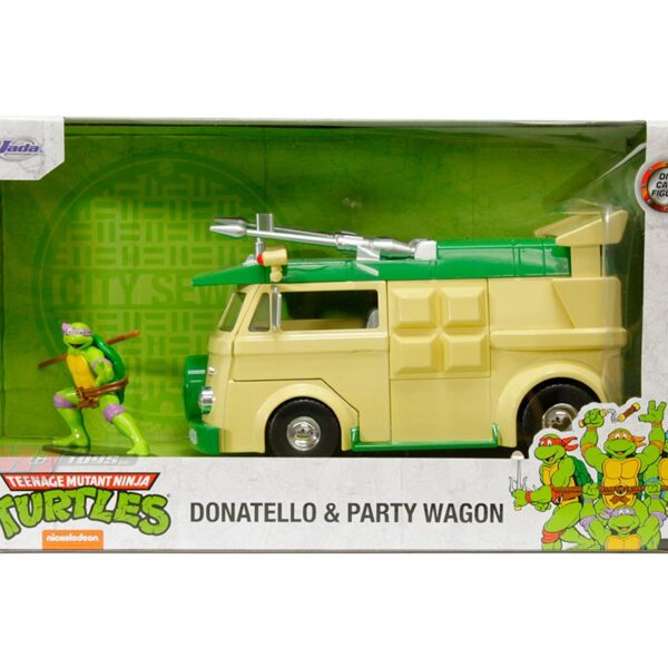 Jada 1:24 Teenage Mutant Ninja Turtles Donatello & Party Wagon – Hollywood Rides