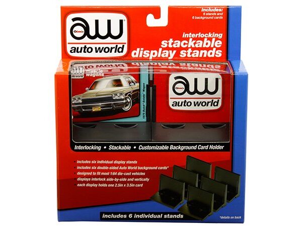 Auto World Interlocking Stackable Display Stands