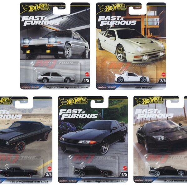 (Preorder) Hot Wheels 1:64 Fast & Furious Premium 2024 E Assortment