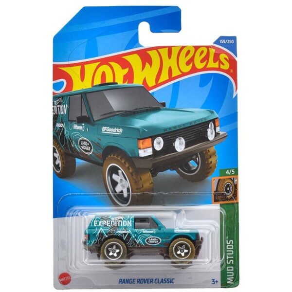 Hot Wheels 1:64 Basic Land Rover Range Rover Classic – Green – Solid Case Pack