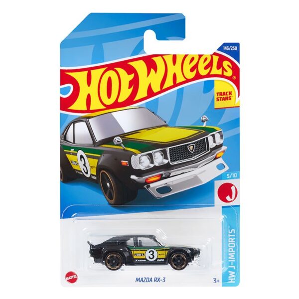 Hot Wheels 1:64 Basic Mazda RX3 #3 – Green – Solid Case Pack