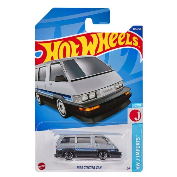 Hot Wheels 1:64 Basic Toyota Van Classic – Silver – Solid Case Pack